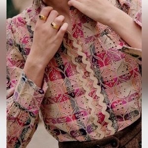 Sezane Pampa Shirt (NWT, Size 10)